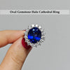 Oval-sapphire-and-diamond-halo-engagement-ring-in-white-gold-fdenr11805-720 x 720 - FD11805 - Fancy