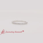 Load and play video in Gallery viewer, Common Prong Thin Round Stack Band For Her
