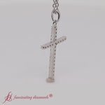 Load and play video in Gallery viewer, Simple Diamond Cross Pendant
