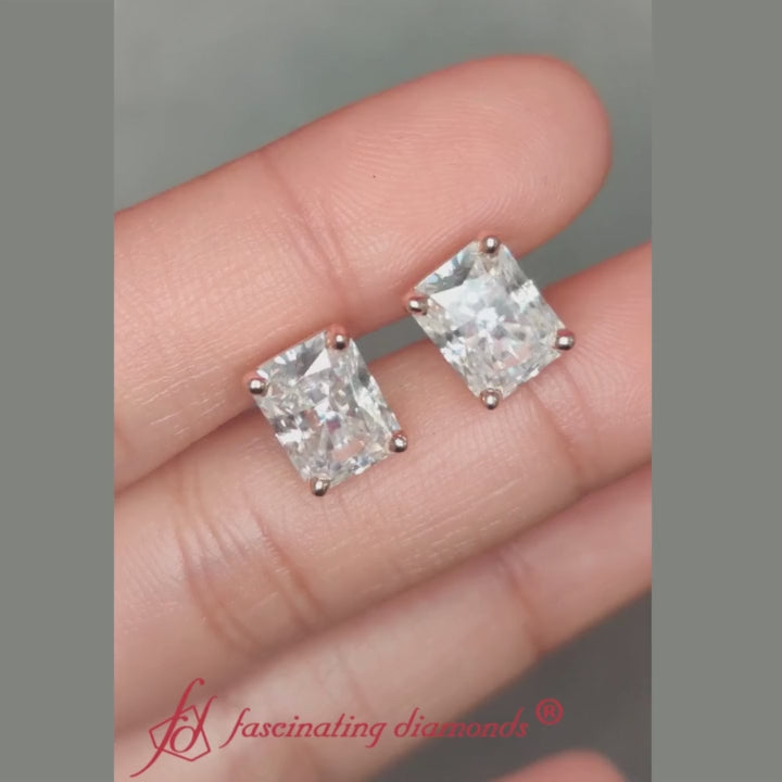 radiant-diamond-basket-stud-earring-4-carat-in-rose-gold-FDEAR-10411RA-4.00CT