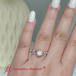 Load and play video in Gallery viewer, round-cut-delicate-vine-lab-diamond-engagement-ring-in-14k-white-gold-fdens11510r720X720


