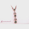 emerald-petal-diamond-drop-necklace-in-rose-gold-fdpd8598-fancyvideo (2)