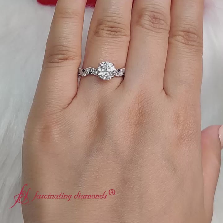 marquise-and-round-classic-modern-lab-diamond-engagement-ring-with-sapphire-14k-white-gold-fdenr11063