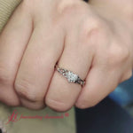 Load and play video in Gallery viewer, Irish Split Solitaire Ring
