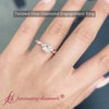 Load and play video in Gallery viewer, Cushion Cut Twisted Vine Engagement Ring
