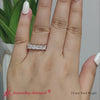 Load and play video in Gallery viewer, princess-cut-five-stone-lab-diamond-wedding-ring-2-ct-in-14k-white-gold-fd8008prb-2-00-ct-720