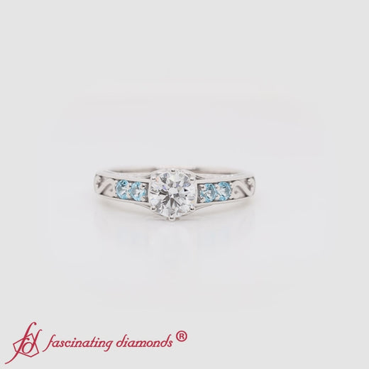 Beautiful-filigree-6-prong-diamond-engagement-ring-with-blue-topaz-in-14k-white-gold-FD9143-720