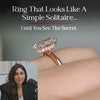 Load and play video in Gallery viewer, Oval-diamond-ring-with-hidden-halo-in-rose-gold-FD11489R-720-New (1)-mp4
