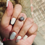 Load and play video in Gallery viewer, cathedral-hidden-halo-round-cut-diamond-ring-in-yellow-gold-FD9788R
