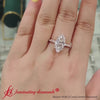 Load and play video in Gallery viewer, Delicate Antique Pave Marquise Cut Diamond Ring