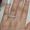 Load and play video in Gallery viewer, 1.50-carat-five-stone-diamond-wedding-band-in-14k-white-gold-fdens141rob