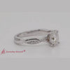 Load and play video in Gallery viewer, oval-Shaped-Infinity-Twist-Lab-Diamond-Engagement-Ring-In-18K-White-Gold-FD8253R-3-720