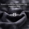 asscher-cut-pave-underhalo-engagement-ring-in-white-gold-720 x 720 - FDENR11490-2.51CT-LAB - Fancy