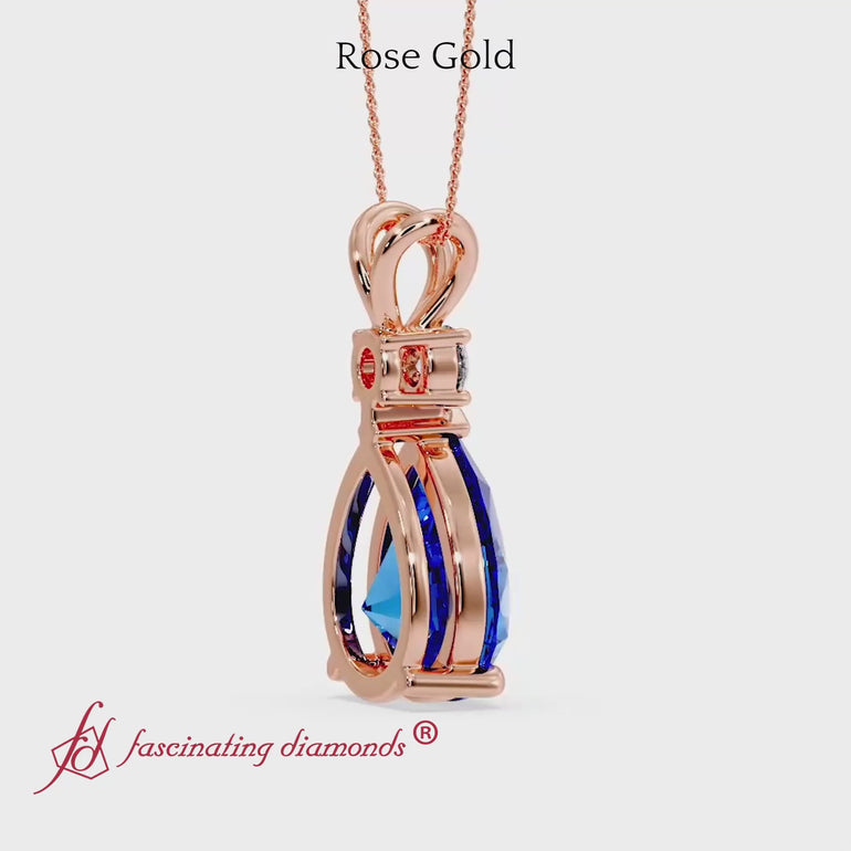 simple-round-and-pear-sapphire-pendant-in-rose-gold-fdpd10940-video