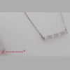 Load and play video in Gallery viewer, baguette-bar-diamond-necklace-in-white-gold-fdpd86790-video-720
