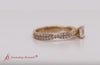 Load and play video in Gallery viewer, Twisted Vine Delicate Engagement Ring