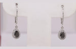 Load and play video in Gallery viewer, 1+carat+Pear+Shaped+Halo+Leverback+Earrings+for+Her+-FDEAR11235PE-1.00ct-+986-640
