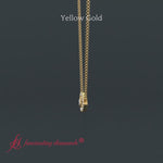 Load and play video in Gallery viewer, evil-eye-diamond-stacking-necklace-in-yellow-gold-fdpd11077-video
