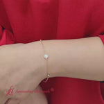 Load and play video in Gallery viewer, Round Halo Chain Diamond Bracelet
