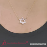 Load and play video in Gallery viewer, star-of-david-delicate-diamond-pendant-in-yellow-gold-fdpd10836-fancyvideo
