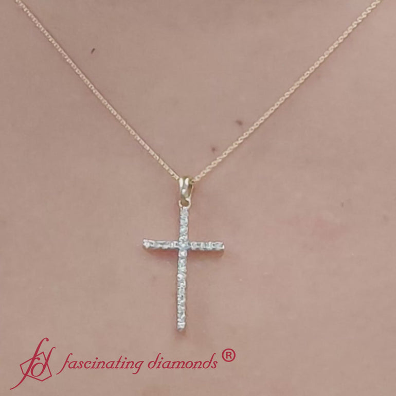 simple-diamond-cross-pendant-in-yellow-gold-fdpd10797-video