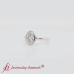 Load and play video in Gallery viewer, Split Shank Oval Shaped Bezel Set Solitaire Ring
