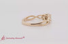 Load and play video in Gallery viewer, Asscher Cut Irish Split Solitaire Ring