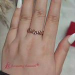 Load and play video in Gallery viewer, Unusual Wedding Rings
