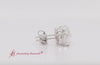 Load and play video in Gallery viewer, round-cut-diamond-stud-earring-1-carat-in-white-gold-fdear10411ro-video