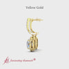 Load and play video in Gallery viewer, drop-diamond-halo-earrings-in-14k-yellow-gold-fdear11129