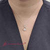 Load and play video in Gallery viewer, multi-ring-interlocked-lab-diamond-pendant-in-18k-white-gold-fdpd10699-640(2)

