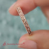 Load and play video in Gallery viewer, vintage-hand-engraved-wedding-band-in-FD8588B-hand