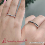 Load and play video in Gallery viewer, Petite Twisted Vine Stacking Ring
