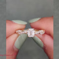 Thumbnail 4 - Twisted Vine Delicate Engagement Ring