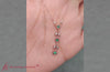 Load and play video in Gallery viewer, emerald-petal-diamond-drop-necklace-in-rose-gold-fdpd8598-fancyvideo