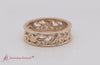 Load and play video in Gallery viewer, filigree-gold-wedding+band-in-14k-yellow-gold-fdm9301-1000