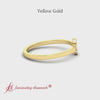 Load and play video in Gallery viewer, four-diamond-thin-band-promise-ring-in-yellow-gold-fd11168-video