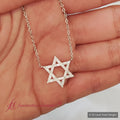 Thumbnail 1 - star-of-david-delicate-diamond-pendant-in-white-gold-fdpd10836-video
