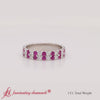 Double-row-diamond-eternity-ring-1-ct-with-pink-sapphire-in-14k-white-gold-FD11378B-720-2
