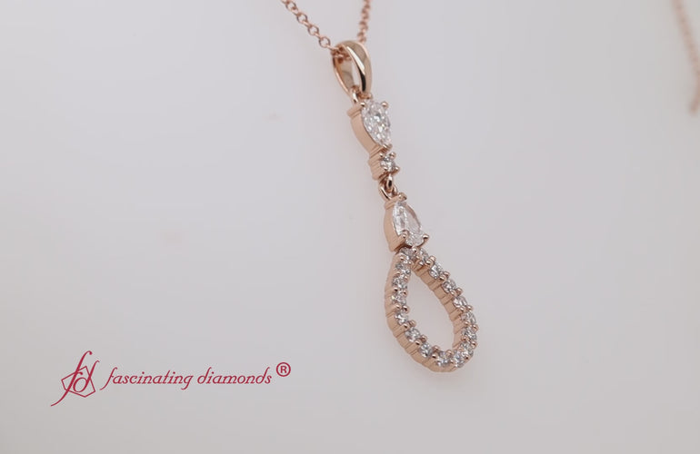 teardrop-diamond-drop-pendant-necklace-in-rose-gold-fdpd9049-video
