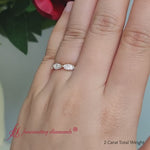 Load and play video in Gallery viewer, 2-carat-stackable-marquise-diamond-wedding-band-in-14k-yellow-gold-fdewb8868mq-720