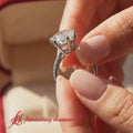 Thumbnail 3 - Three Carat 6 Prong Classic Lab Engagement Ring
