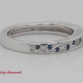 Thumbnail 11 - vintage-looking-pave-diamond-ring-with-blue-sapphire-in-white-gold-wg