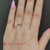 Load and play video in Gallery viewer, Twisted Shank Solitaire Engagement Ring