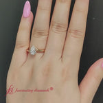 Load and play video in Gallery viewer, Twisted Shank Solitaire Engagement Ring
