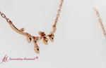 Load and play video in Gallery viewer, leaf-necklace-in-rose-gold-fdpd8582-video