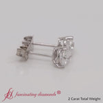 Load and play video in Gallery viewer, heart-shaped-3-prong-basket-stud-earring-2-carat-in-white-gold-fdear10411ht-2-ct
