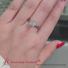Load and play video in Gallery viewer, 1.50-carat-round-cut-twisted-vine-lab-diamond-engagement-ring-with-emerald-fd8253r-720