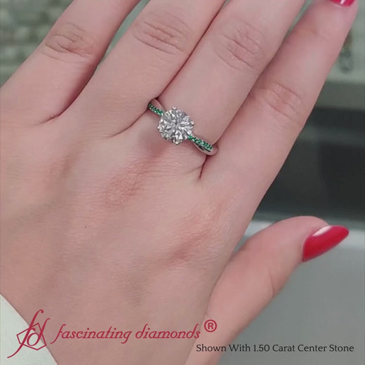 1.50-carat-round-cut-twisted-vine-lab-diamond-engagement-ring-with-emerald-fd8253r-720