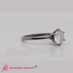 Load and play video in Gallery viewer, classic-six-prong-round-solitaire-lab-diamond-engagement-ring-in-black-gold-fd9334ror